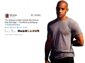 Speiller insists that at his core, even the characture of Vin Diesel ...