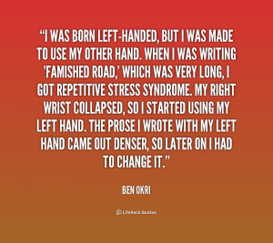 Quote About Left Handed