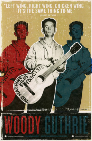 Donate $100 or more and receive a limited-edition Woody Guthrie poster