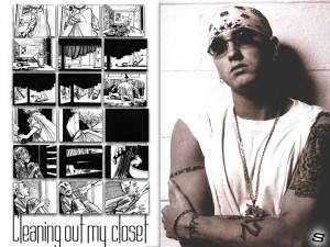 Cleaning Closet Eminem Comic Entertainment Music HD Wallpaper
