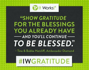 Show Gratitude! Everyday!