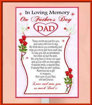 In loving memory on fathers day