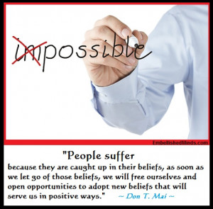 beliefs quotes don mai Belief Quotes People Suffer by Don T. Mai