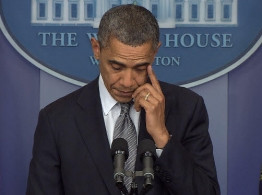 Obama Cries, Quotes Scripture in Speech on Conn. School Shooting