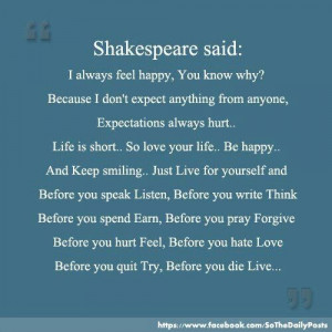 Expectations are premeditated resentments...