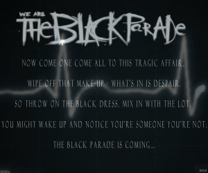 THE BLACK PARADE -Wallpaper- by RomancedWithWhispers