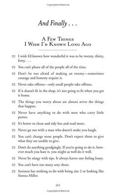 Amazon.com : Things I Wish My Mother Had Told Me: A Guide to Living ...