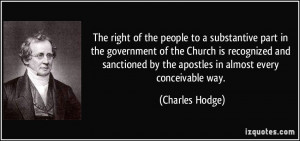 The right of the people to a substantive part in the government of the ...