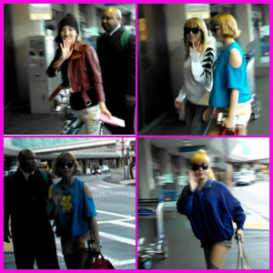 Photo] 2NE1 at San Francisco International Airport (August 22, 2012)