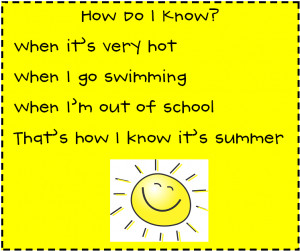 Back > Quotes For > Rhyming Poems About Summer