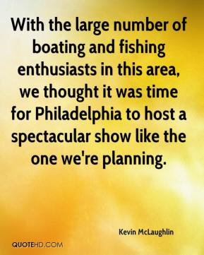 With the large number of boating and fishing enthusiasts in this area ...