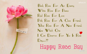 Happy Rose Day Romantic Quotes