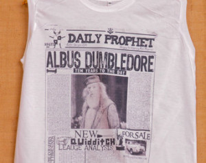 Harry Potter Daily Prophet Albus Du mbledore Pop Indie Punk Tattoo