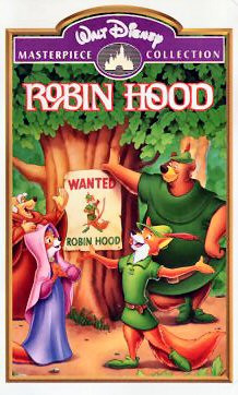 Disney Robin Hood Vhs Movie...