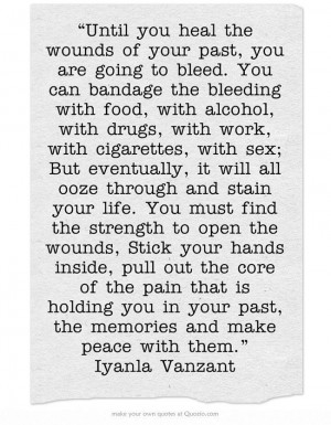 of your past you are going to bleed you can bandage the bleeding with ...