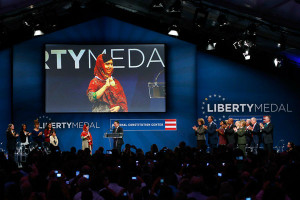 malala yousafzai accepted the medal which is given annually at the