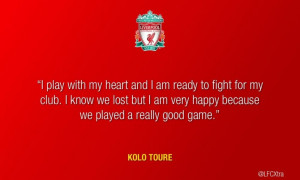 Kolo Toure on what playing for LFC means
