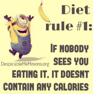 Diet rule No1