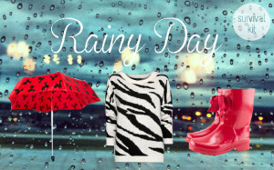 Fashion Friday: Rainy Day Survival Kit