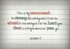 bible verses about being strong