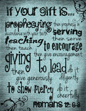 Free Printable by Snappee Turtle: Gifts of the Spirit