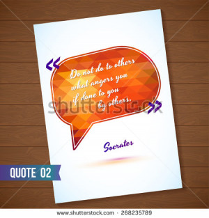 Wisdom quote card on wood background. Typographical Background ...