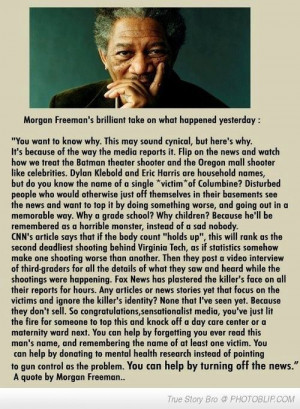 Morgan Freeman Quote...