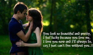 romantic love quote with photo cute love couple quote