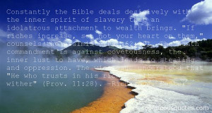 Bible Riches Quotes