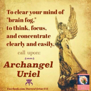 Archangel Uriel will assist you to clear your head & focus. Hmm I'll ...