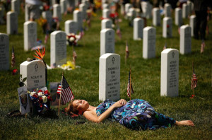 Funny photos sad soldier wife Arlington National Cemetery