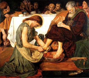 Jesus Washing Feet of Disciples Pictures