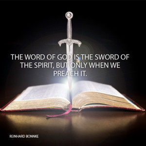 The Word of GOD is the Sword of the Spirit