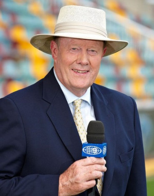 Tony Greig Holding Mike