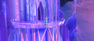 Elsa singing ‘Let It Go’ in Disney’s ‘Frozen’