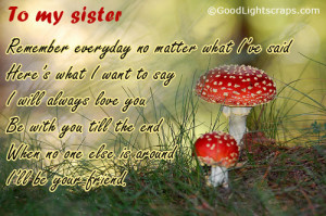 sister 9 Thinking Of You Sister Quotes