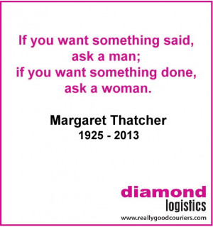 great quote from Margaret Thatcher