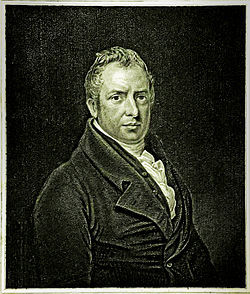 An engraving of Joseph Strutt by H.R. Cook