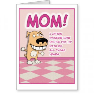 Funny Mothers on Cute Funny Mother S Day Card Adorable