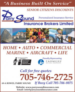 Parry Sound Insurance Brokers Ltd (705-746-2725) - Display Ad - SENIOR ...