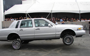 How do lowrider cars bounce up and down? :