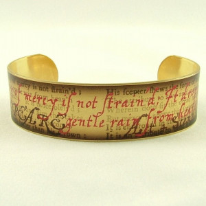 Portia - The Merchant of Venice Brass Cuff - product images of
