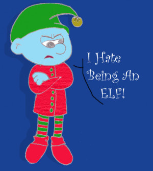 and her is Smurf1for2's request Grouchy smurf as an elf!