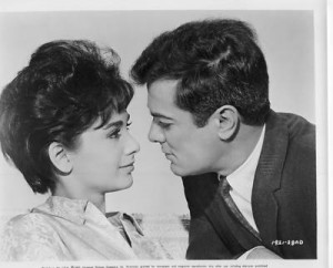 Here's Tony Curtis with Suzanne Pleshette. I think Curtis's profile ...