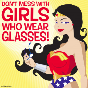 Don't mess with girls who wear glasses!