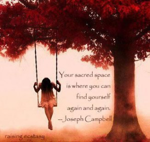 Your sacred space.....