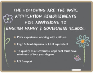Find out how to become a nanny or how to become a governess!