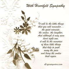 With Heartfelt Sympathy Free Sympathy Condolences Cards More