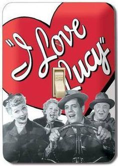 Love Lucy switchplate More