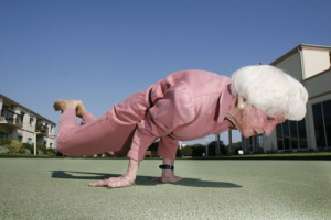 Doing Push Ups Funny Old People